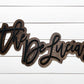 Custom 3D name sign