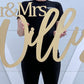 Mr & Mrs Last Name Sign