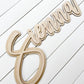 Custom 3D name sign