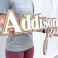 Custom 3D name sign