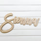 Custom 3D name sign