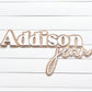 Custom 3D name sign