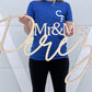 Mr & Mrs Last Name Sign