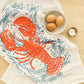 Maine Lobster Tea Towel | Nantucket Red