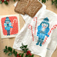 Nutcracker Tea Towel + 1 Swedish Dishcloth Bundle