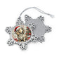 Pewter Dachshund Snowflake Ornament- dog lovers, dachshund lover, Cream Dachshund, Doxie, Weiner Dog, Wiener Dog, Christmas Ornament, Holiday Ornament