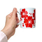 Red Flowers Mug