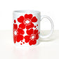Red Flowers Mug
